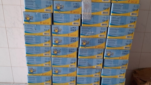 Trà Vinh: Tạm giữ hơn 2.300 hộp sữa có dấu hiệu xâm phạm nhãn hiệu của Nutifood