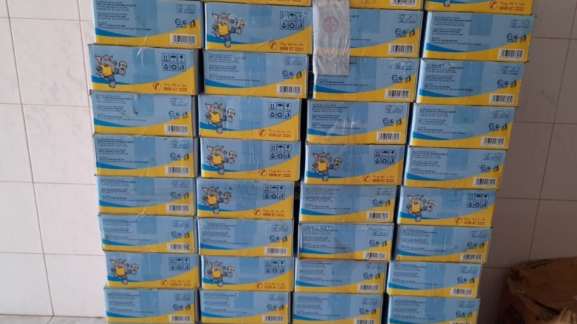 Trà Vinh: Tạm giữ hơn 2.300 hộp sữa có dấu hiệu xâm phạm nhãn hiệu của Nutifood