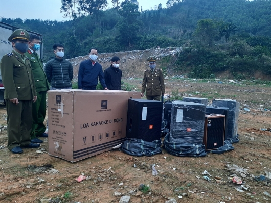 Hà Giang: Xử phạt gần 30 triệu đồng và buộc tiêu hủy sản phẩm loa giả mạo nhãn hiệu JBL