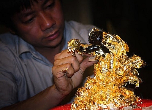 Nghề quỳ vàng bạc Kiêu Kỵ là di sản văn hóa phi vật thể quốc gia
