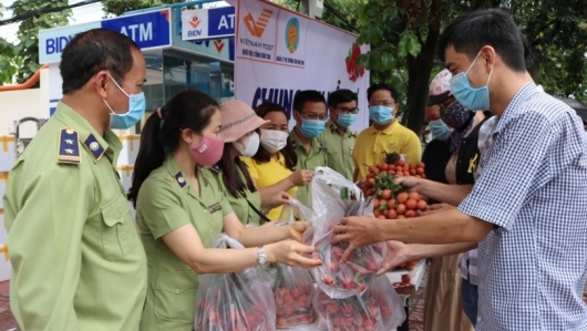 Kon Tum: Hỗ trợ tiêu thụ vải thiều cho nông dân Bắc Giang