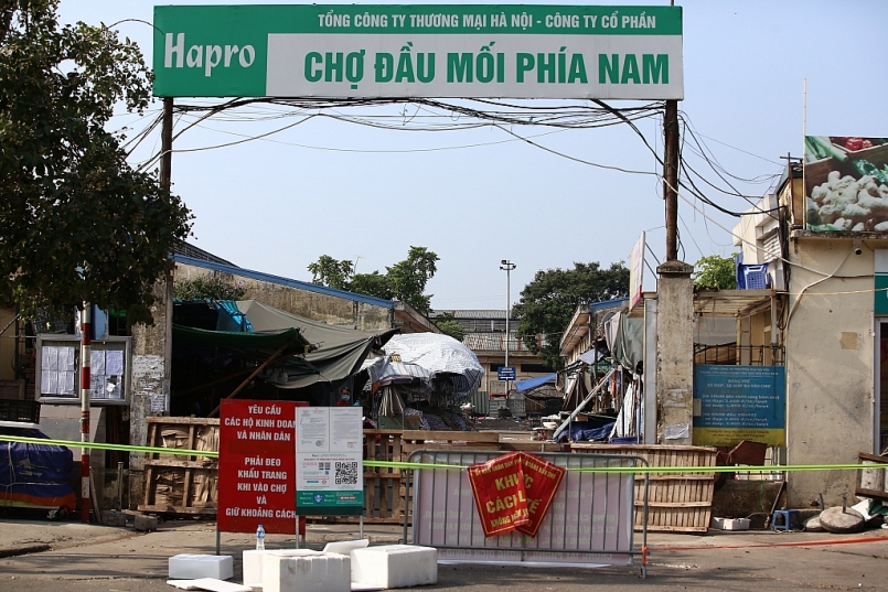 Hà Nội: Mở cửa hoạt động trở lại chợ đầu mối phía Nam từ 0 giờ ngày 20/8