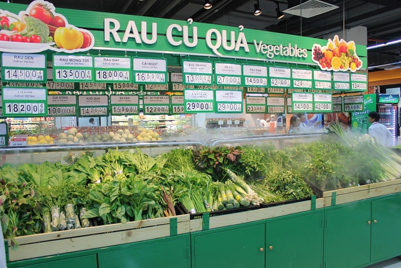 Nhiều mặt hàng rau củ quả được các siêu thị tăng cường khuyến mãi trong ngày 30/9