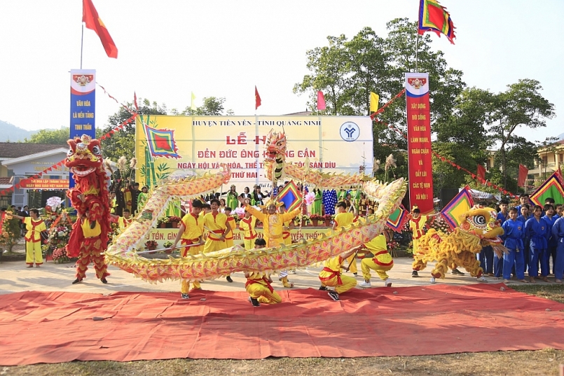 Các tiết mục biểu diễn đặc sắc tại buổi lễ khai mạc Ngày hội Văn hóa, thể thao dân tộc Sán Dìu lần thứ II-2019