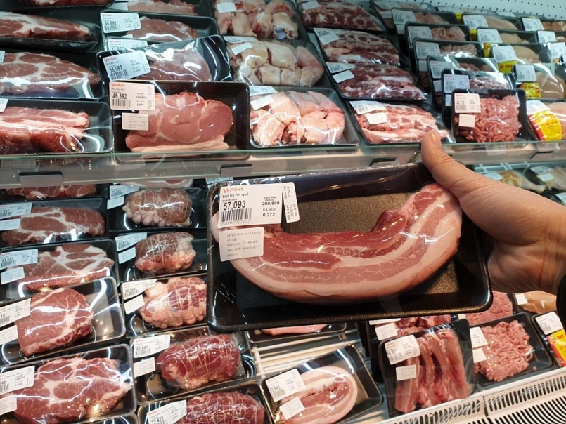 Giá thịt lợn hôm nay 18/11 không xuất hiện thay đổi so với ngày trước đó