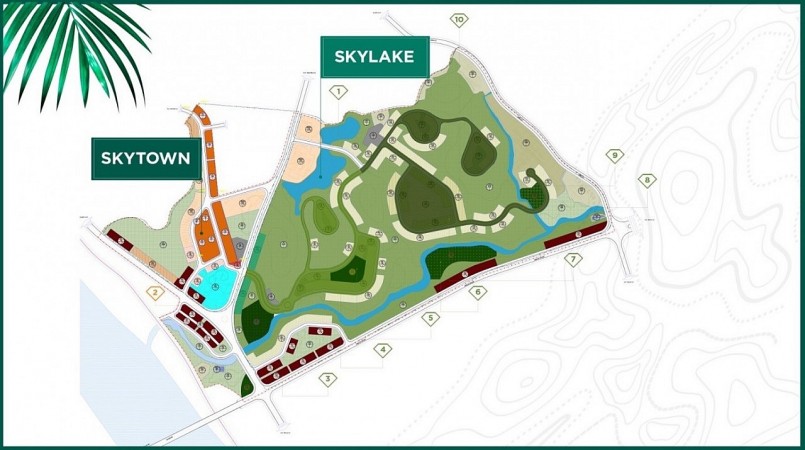 Quy hoạch tổng thể dự án Eurowindow Green Park Yên Bái rộng 60,6 ha.