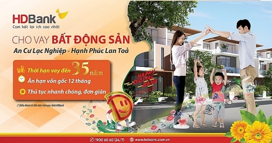 Cơ hội hiện thực hóa giấc mơ an cư với thời hạn vay lên đến 35 năm tại HDBank