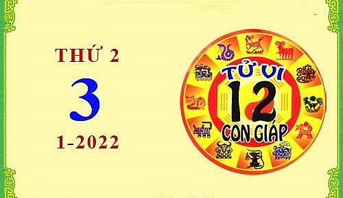 Xem chi tiết tử vi hôm nay Thứ Hai ngày 03/01/2022: Tý có một ngày thuận lợi, Tỵ dễ vướng thị phi