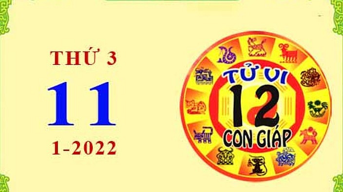 Xem chi tiết tử vi hôm nay Thứ Ba ngày 11/01/2022: Tuất đón tin vui về tiền bạc, Ngọ có điềm báo thị phi