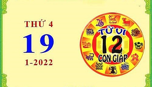 Xem chi tiết tử vi hôm nay Thứ Tư ngày 19/01/2022: Thìn tài chính được cải thiện, Tỵ cần tập trung hơn