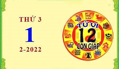 Xem chi tiết tử vi hôm nay Thứ Ba ngày 01/02/2022: Mùi tài lộc tươi sáng, Dần nên cẩn trọng