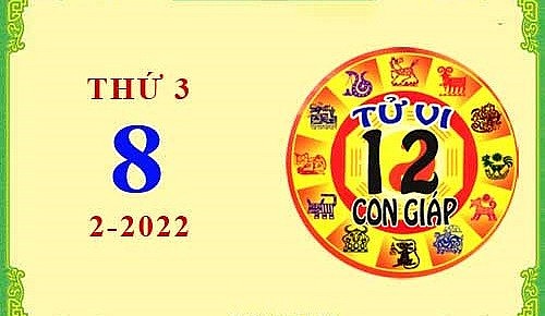 Xem chi tiết tử vi hôm nay Thứ Ba ngày 08/02/2022: Tỵ gặp nhiều may mắn, Tuất vận trình trắc trở