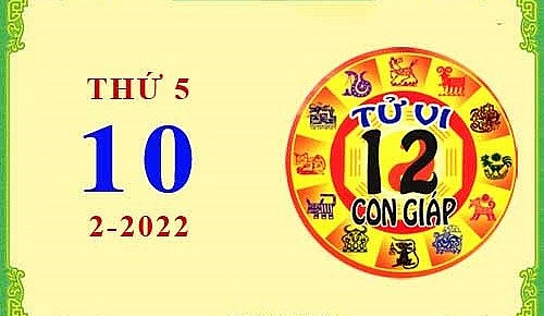 Xem chi tiết tử vi hôm nay Thứ Năm ngày 10/02/2022: Tuất tài lộc dồi dào, Ngọ vướng nhiều rắc rối