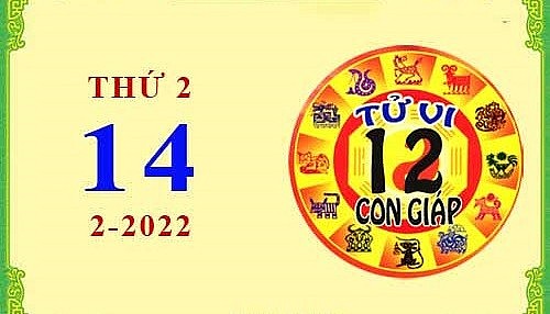 Xem chi tiết tử vi hôm nay Thứ Hai ngày 14/02/2022: Dậu công việc thuận lợi, Thìn gặp nhiều trở ngại