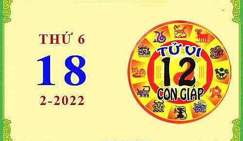 Xem chi tiết tử vi hôm nay Thứ Sáu ngày 18/02/2022: Tỵ đón nhiều may mắn, Tý nên cẩn thận hơn