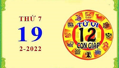 Xem chi tiết tử vi hôm nay Thứ Bảy ngày 19/02/2022: Thìn vận trình hanh thông, Sửu gặp nhiều sóng gió