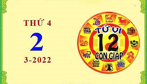 Xem chi tiết tử vi hôm nay Thứ Tư ngày 2/3/2022: Mùi tài chính khởi sắc, Hợi gặp nhiều khó khăn