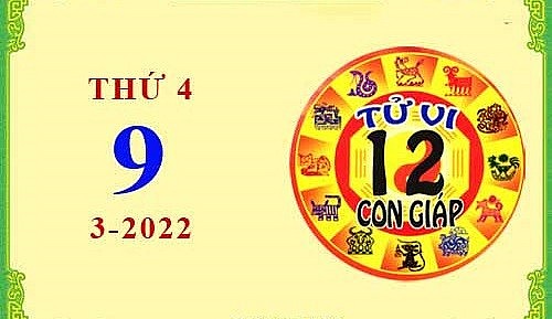 Xem chi tiết tử vi hôm nay Thứ Tư ngày 9/3/2022: Thìn công việc hanh thông, Dậu vướng nhiều rắc rối