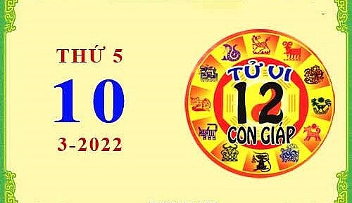 Xem chi tiết tử vi hôm nay Thứ Năm ngày 10/3/2022: Dậu gặp nhiều thuận lợi, Tuất sự nghiệp khó khăn