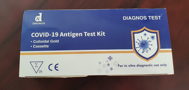 Cao Bằng: Thu giữ 1.000 bộ Kit test COVID-19 nhập lậu