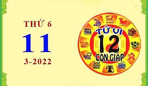 Xem chi tiết tử vi hôm nay Thứ Sáu ngày 11/3/2022: Tỵ Tài lộc dồi dào, Mùi vướng vào rắc rối