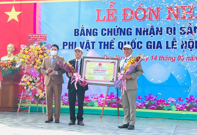 Lễ hội Bà Thu Bồn được công nhận Di sản văn hóa phi vật thể quốc gia