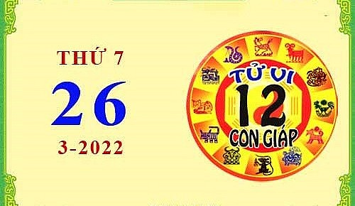 Xem chi tiết tử vi hôm nay Thứ Bảy ngày 26/3/2022: Mão công việc hanh thông, Tuất vướng vào rắc rối