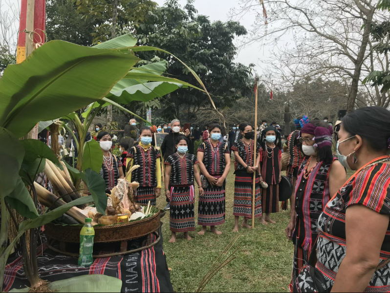 Tái hiện phong tục tập quán, lễ hội của các đồng bào dân tộc thu hút du khách.