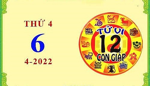 Xem chi tiết tử vi hôm nay Thứ Tư ngày 6/4/2022: Dần gặp may mắn, Ngọ cần cẩn thận