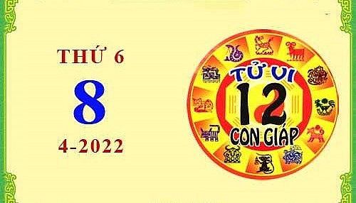 Xem chi tiết tử vi hôm nay Thứ Sáu ngày 8/4/2022: Dần gặp may mắn, Ngọ cần thận trọng hơn