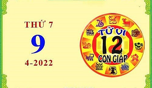 Xem chi tiết tử vi hôm nay Thứ Bảy ngày 9/4/2022: Tý công việc hanh thông, Mão cần cẩn trọng