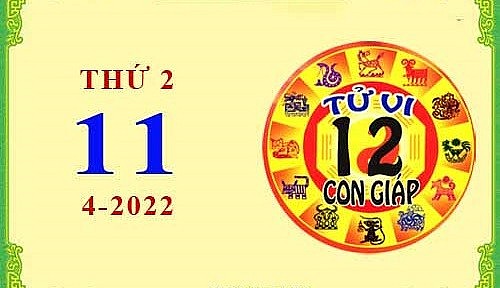 Xem chi tiết tử vi hôm nay Thứ Hai ngày 11/4/2022: Tuất tài lộc dồi dào, Ngọ vướng nhiều rắc rối