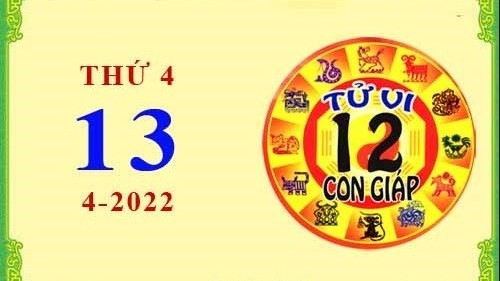 Xem chi tiết tử vi hôm nay Thứ Tư ngày 13/4/2022: Thìn gặp may mắn, Tỵ vướng phải rắc rối