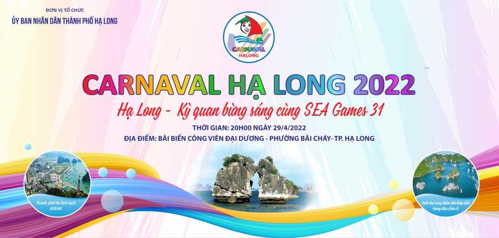 Bộ nhận diện Chương trình Carnaval Hạ Long 2022.