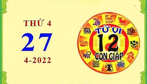 Xem chi tiết tử vi hôm nay Thứ Tư ngày 27/4/2022: Dần ngập tràn may mắn, Mùi cần cận trọng hơn