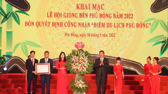 Hà Nội tổ chức khai hội Lễ hội Gióng đền Phù Đổng năm 2022