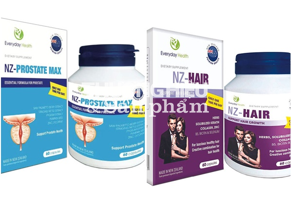 Sản phẩm NZ-Prostate Max và NZ-Hair