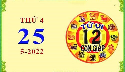 Xem chi tiết tử vi hôm nay Thứ Tư ngày 25/5/2022: Hợi tài lộc dồi dào, Sửu gặp nhiều khó khăn
