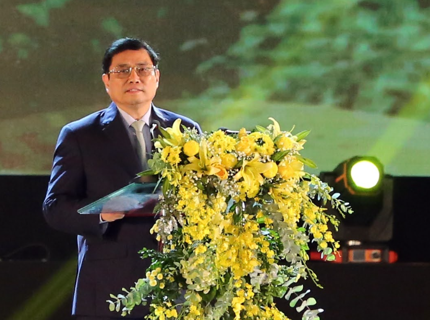 Thủ tướng Chính phủ Phạm Minh Chính phát biểu tại Lễ khai mạc Festival trái cây và sản phẩm OCOP Việt Nam năm 2022
