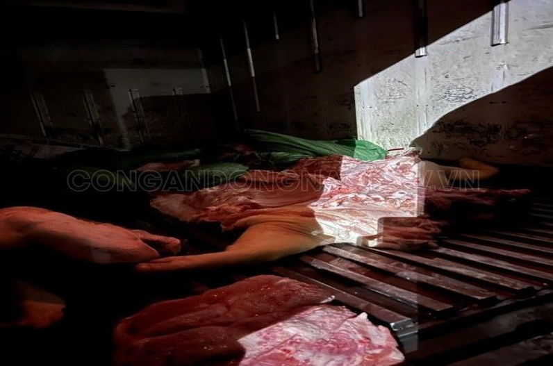 Đồng Nai: Phát hiện 180kg thịt heo đã bốc mùi hôi thối
