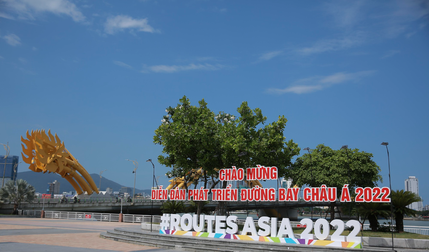 Diễn đàn Phát triển đường bay châu Á lần thứ 16 (Routes Asia 2022) diễn ra tại Đà Nẵng từ ngày 4-9/6..