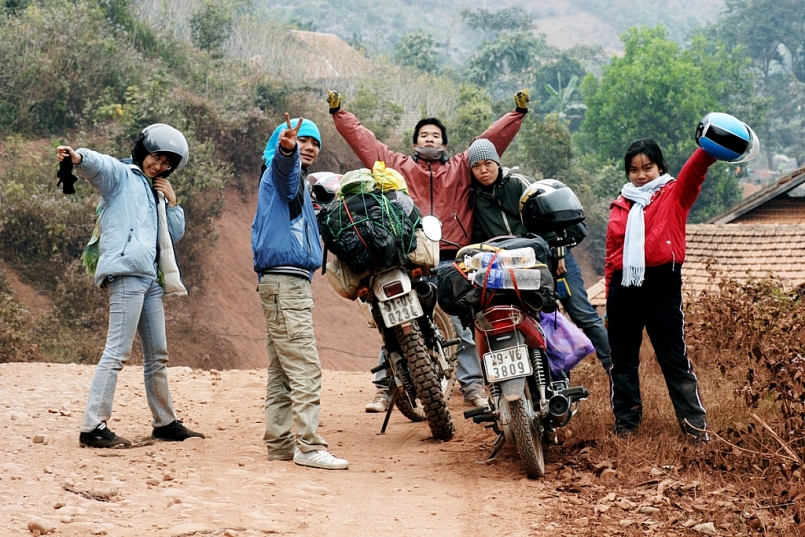 Phượt Lai Châu bằng xe máy là một trải nghiệm thú vị. Ảnh: Vntrip.