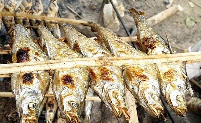 Cá suối nướng ở Mộc Châu là món ăn khoái khẩu của nhiều du khách đến với Mộc Châu
