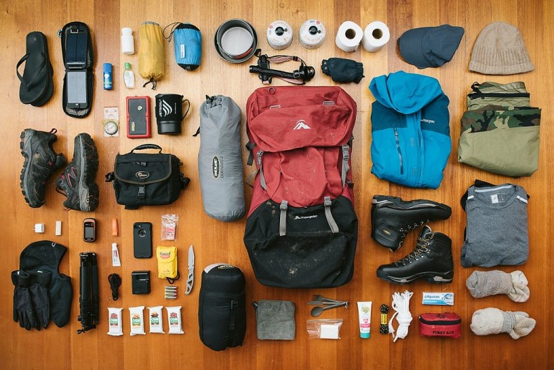 Một số vật dụng mà theo kinh nghiệm leo núi khám phá Putaleng cần có.