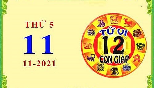 Xem chi tiết tử vi hôm nay Thứ Năm ngày 11/11/2021: Tý sự nghiệp phát triển thuận lợi, Sửu dễ vướng mâu thuẫn với cấp trên