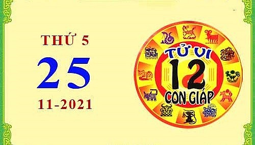 Xem chi tiết tử vi hôm nay Thứ Năm ngày 25/11/2021: Dần được cấp trên tin tưởng, Thìn bị kẻ xấu hãm hại