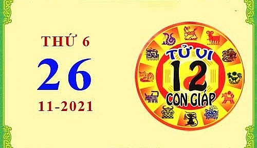 Xem chi tiết tử vi hôm nay Thứ Sáu ngày 26/11/2021: Hợi đủ sáng suốt để giải quyết vấn đề, Mùi khó tập trung làm việc