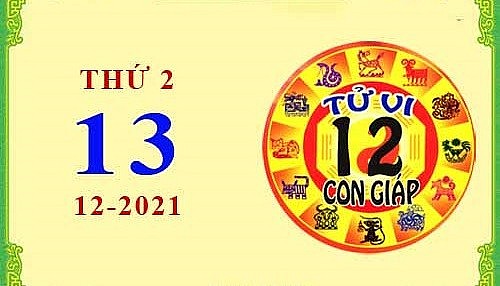 Xem chi tiết tử vi hôm nay Thứ Hai ngày 13/12/2021: Thìn tài chỉnh được cải thiện, Dậu gặp nhiều rắc rối