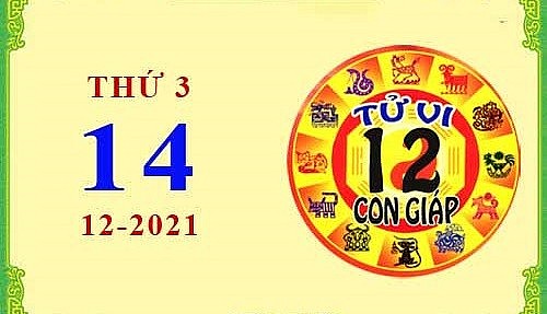 Xem chi tiết tử vi hôm nay Thứ Ba ngày 14/12/2021: Mão gặp nhiều may mắn, Sửu dễ trở nên nóng giận