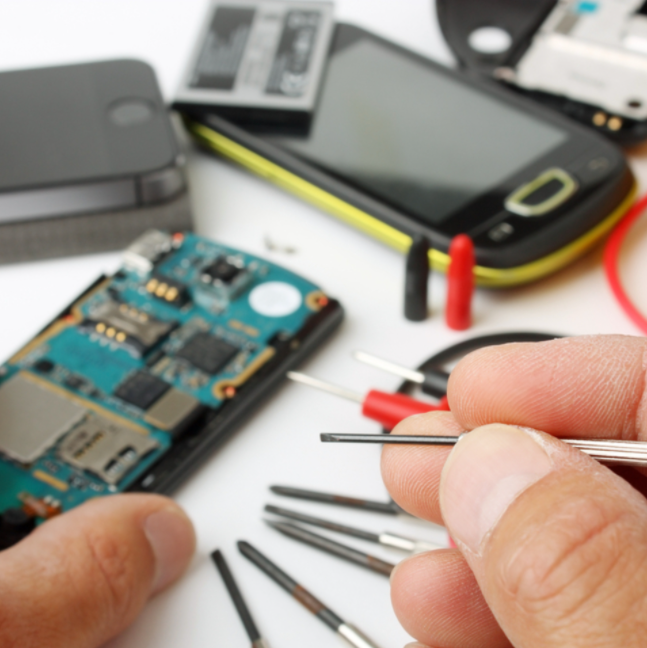 Công việc sửa chữa và mua bán điện thoại di động có được hỗ trợ?